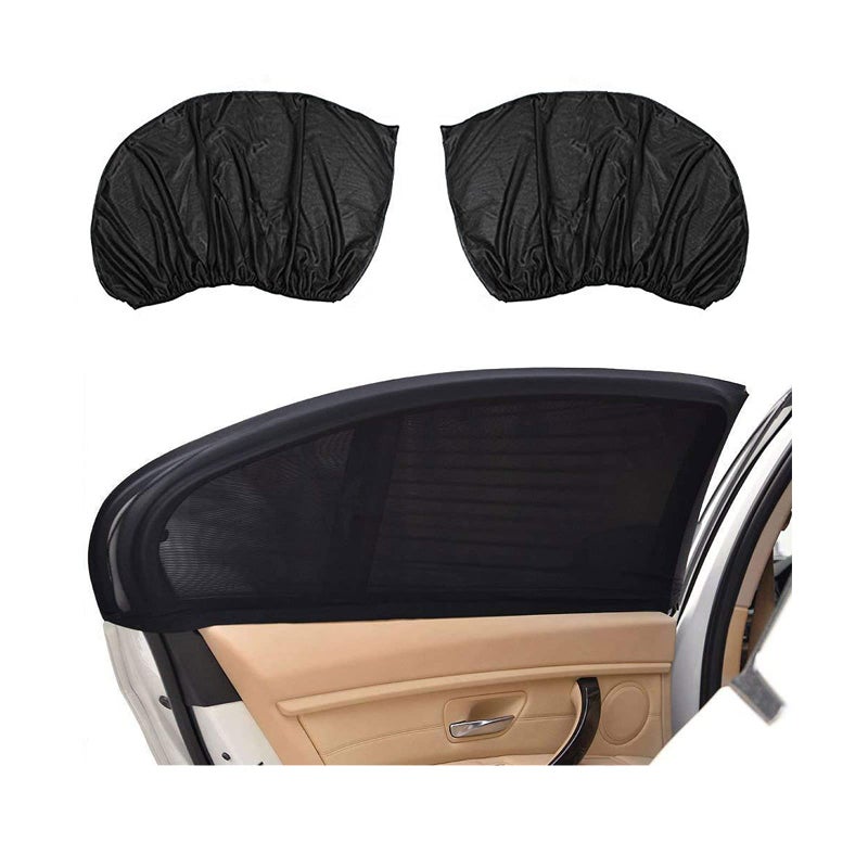 VideoPUP Universal Car Side Window Sun Shade, 2PCS Car Front Window Sunshade Cover(125x52cm) - Image 2
